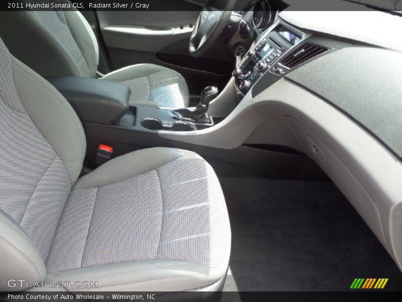 Radiant Silver / Gray 2011 Hyundai Sonata GLS