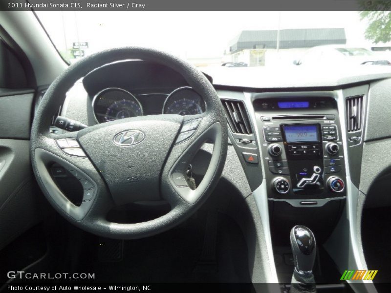 Radiant Silver / Gray 2011 Hyundai Sonata GLS