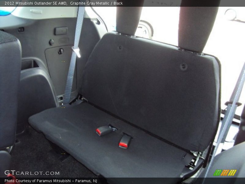 Graphite Gray Metallic / Black 2012 Mitsubishi Outlander SE AWD