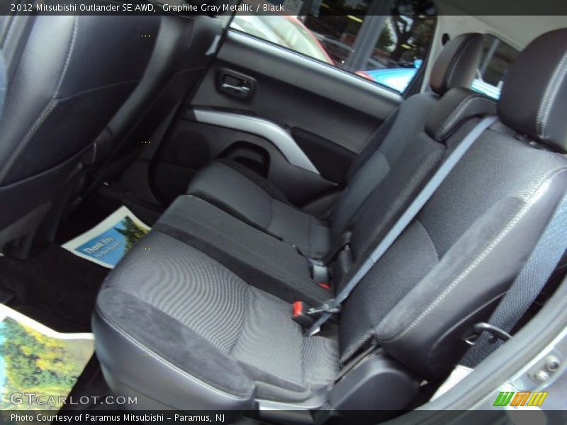 Graphite Gray Metallic / Black 2012 Mitsubishi Outlander SE AWD