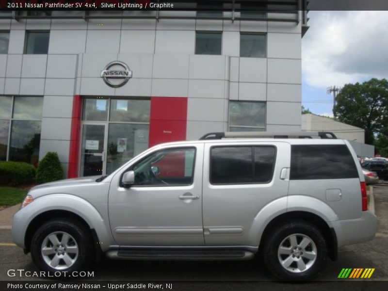 Silver Lightning / Graphite 2011 Nissan Pathfinder SV 4x4