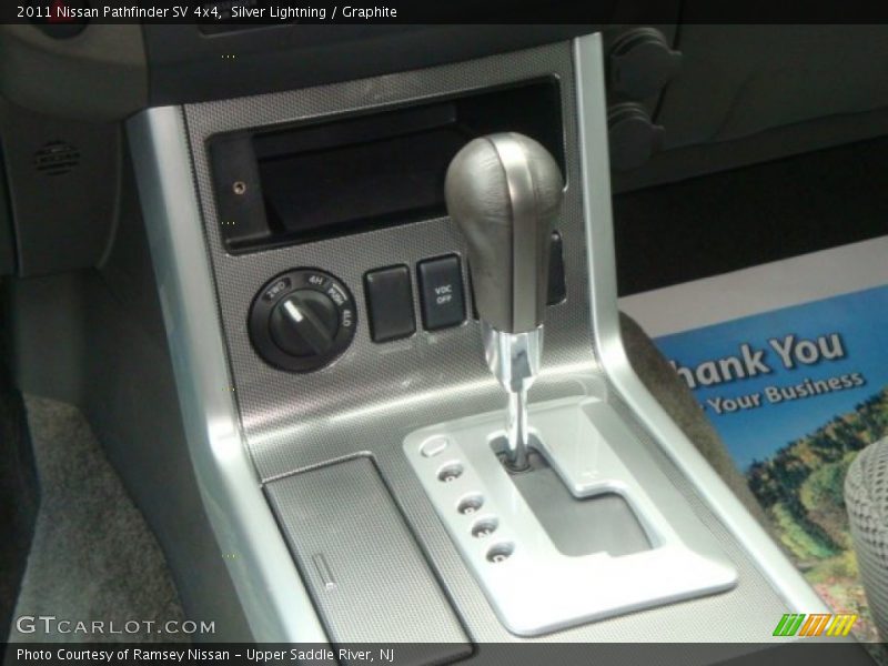Silver Lightning / Graphite 2011 Nissan Pathfinder SV 4x4