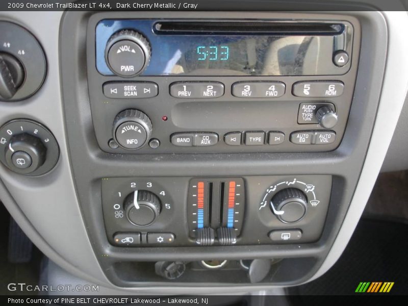Dark Cherry Metallic / Gray 2009 Chevrolet TrailBlazer LT 4x4