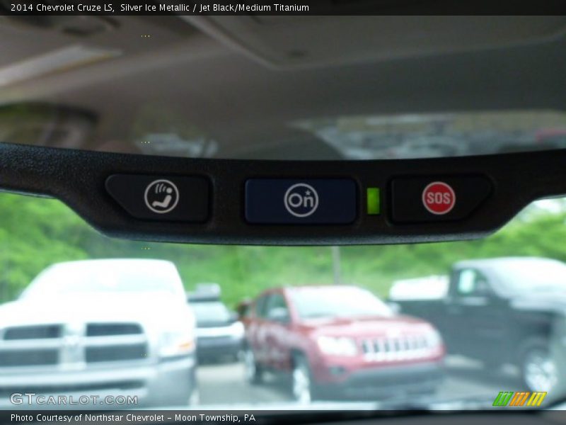 Silver Ice Metallic / Jet Black/Medium Titanium 2014 Chevrolet Cruze LS