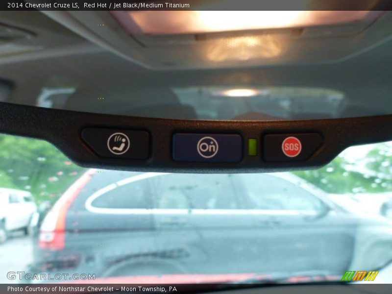 Red Hot / Jet Black/Medium Titanium 2014 Chevrolet Cruze LS