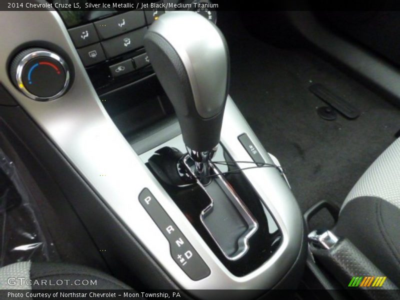 Silver Ice Metallic / Jet Black/Medium Titanium 2014 Chevrolet Cruze LS