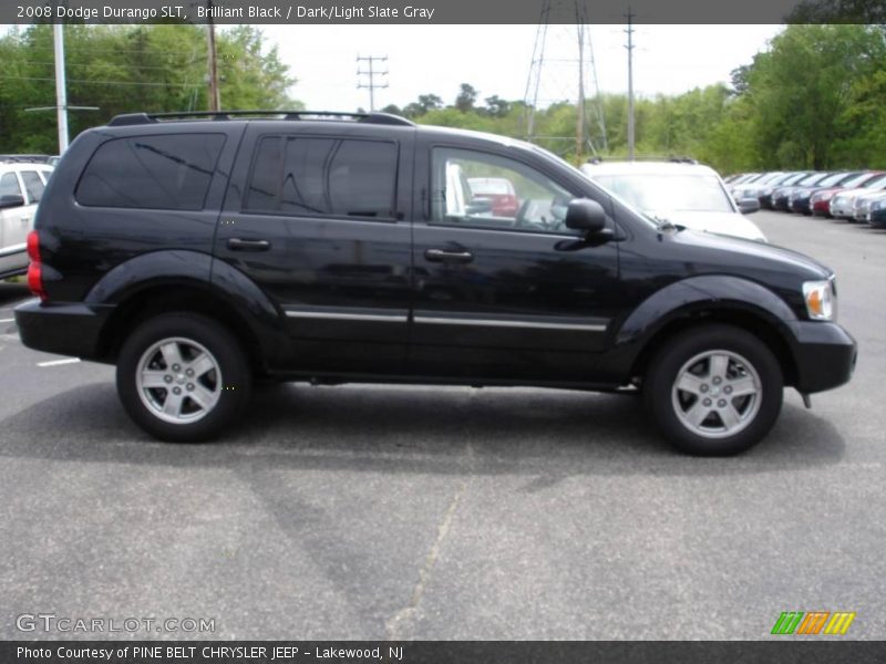 Brilliant Black / Dark/Light Slate Gray 2008 Dodge Durango SLT