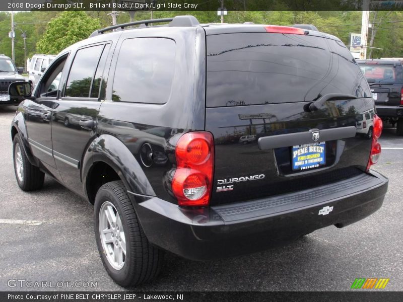 Brilliant Black / Dark/Light Slate Gray 2008 Dodge Durango SLT