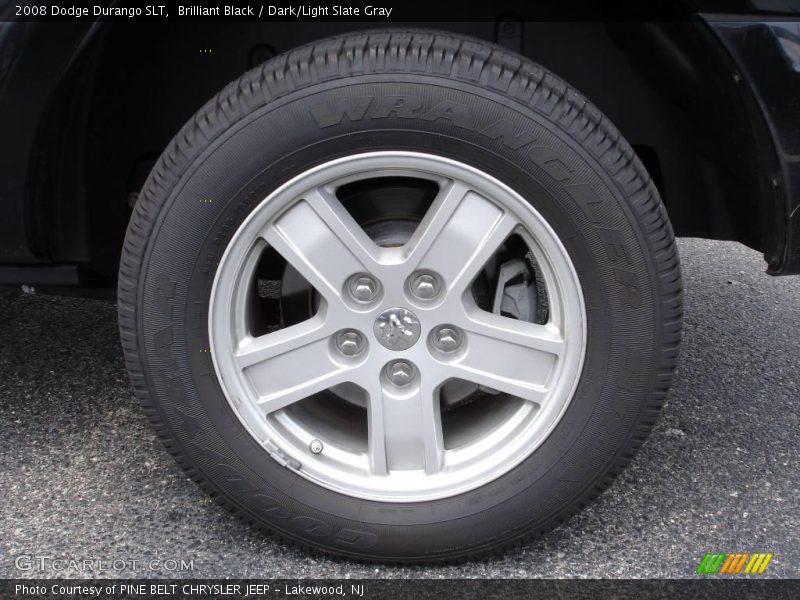 Brilliant Black / Dark/Light Slate Gray 2008 Dodge Durango SLT