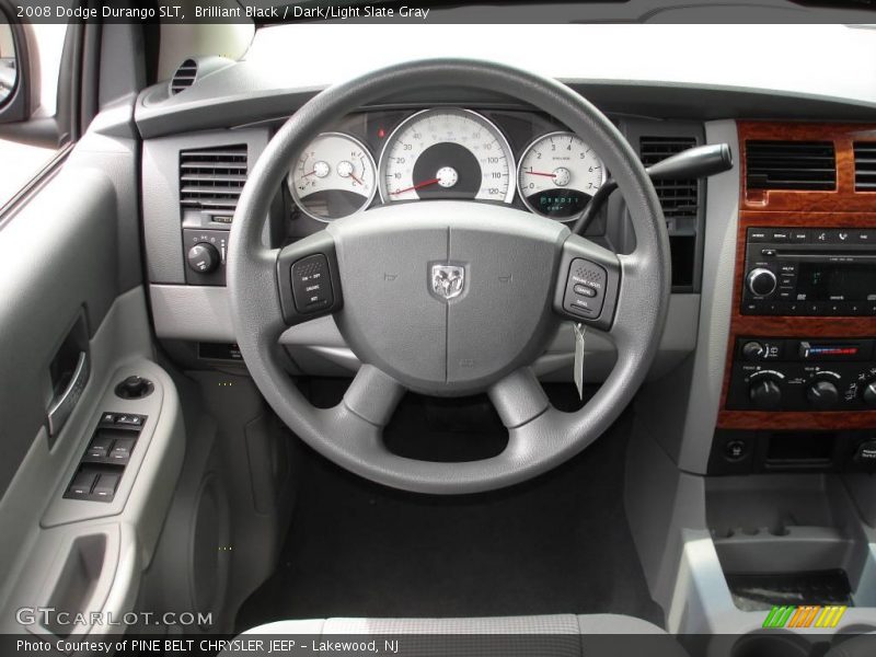 Brilliant Black / Dark/Light Slate Gray 2008 Dodge Durango SLT