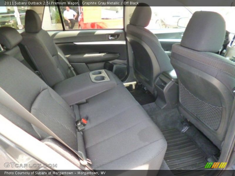 Graphite Gray Metallic / Off Black 2011 Subaru Outback 2.5i Premium Wagon