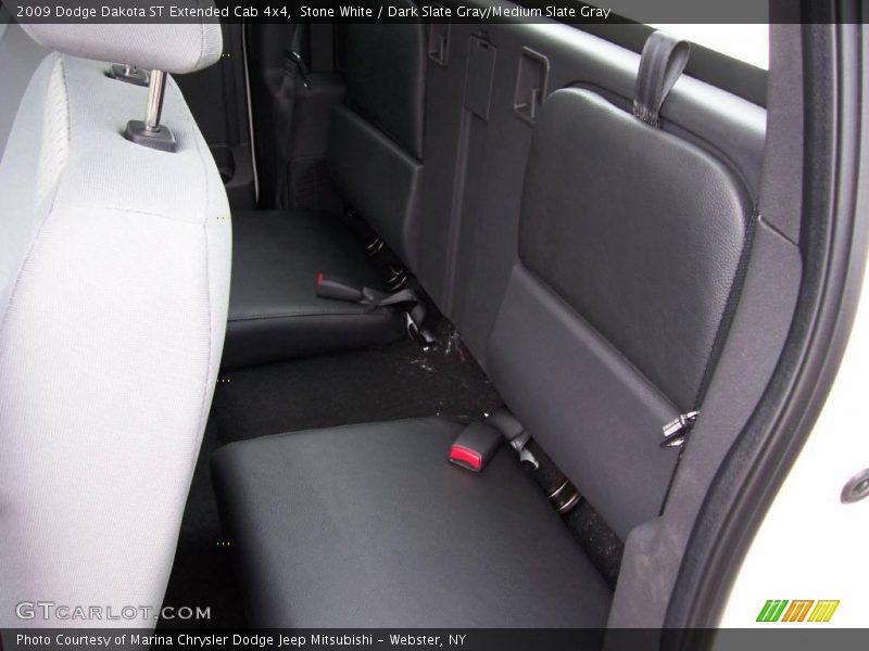 Stone White / Dark Slate Gray/Medium Slate Gray 2009 Dodge Dakota ST Extended Cab 4x4