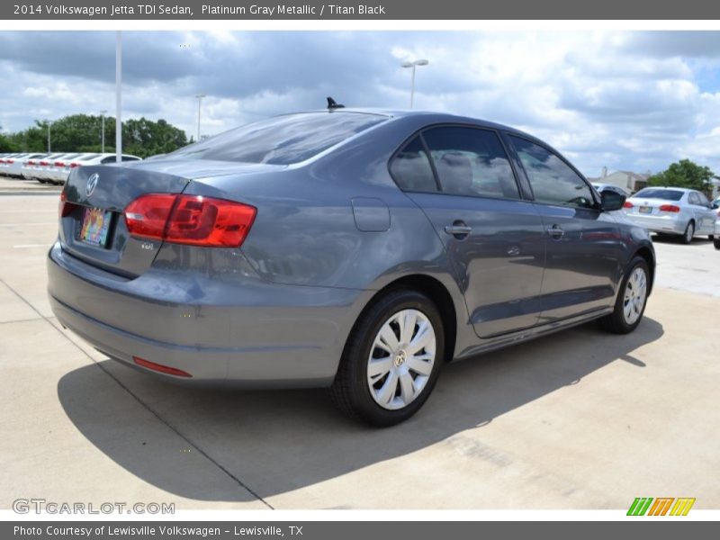 Platinum Gray Metallic / Titan Black 2014 Volkswagen Jetta TDI Sedan