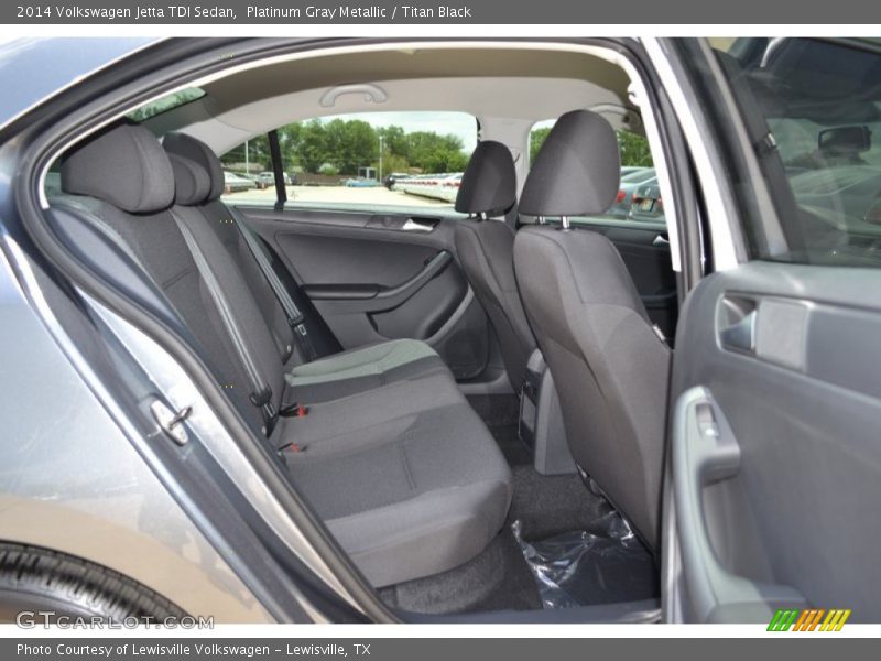 Platinum Gray Metallic / Titan Black 2014 Volkswagen Jetta TDI Sedan