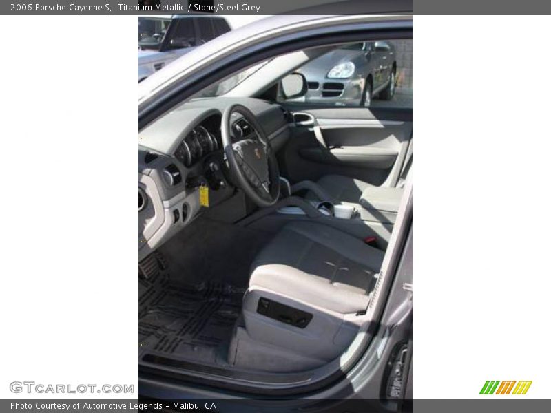  2006 Cayenne S Stone/Steel Grey Interior