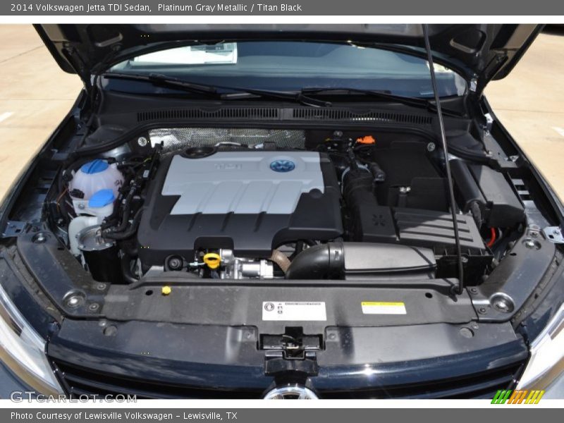 Platinum Gray Metallic / Titan Black 2014 Volkswagen Jetta TDI Sedan