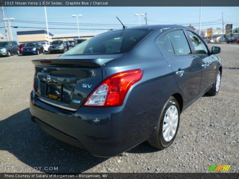 Graphite Blue / Charcoal 2015 Nissan Versa 1.6 SV Sedan