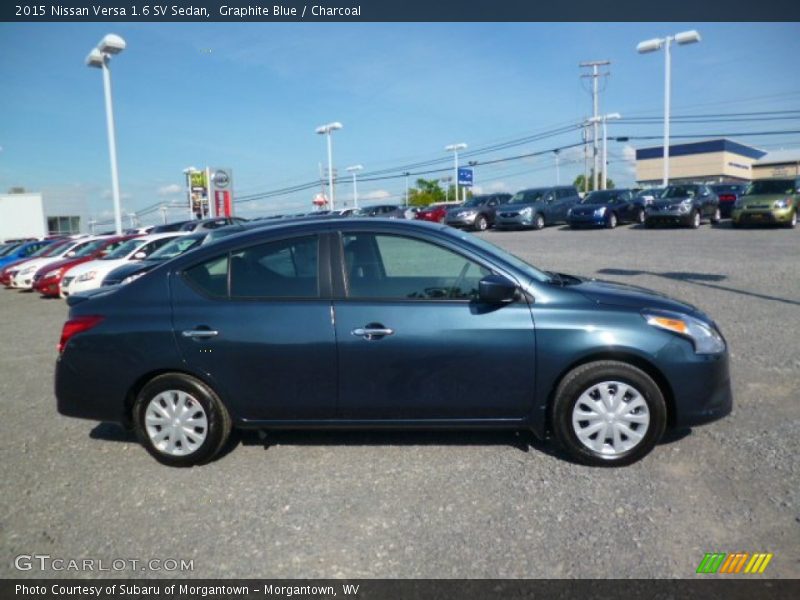 Graphite Blue / Charcoal 2015 Nissan Versa 1.6 SV Sedan