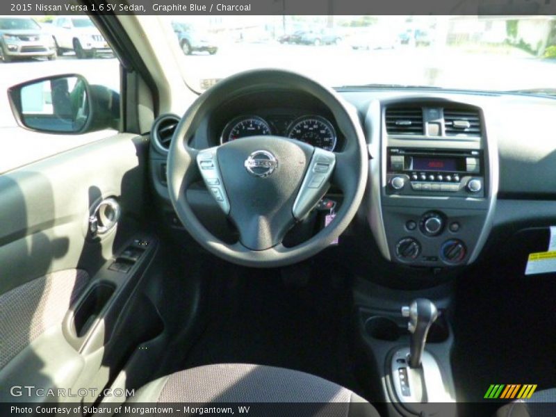 Graphite Blue / Charcoal 2015 Nissan Versa 1.6 SV Sedan