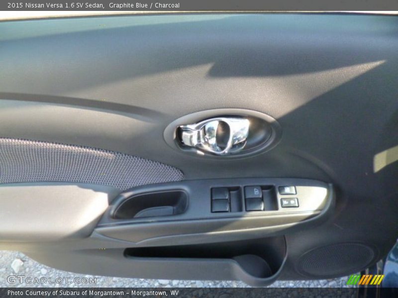 Graphite Blue / Charcoal 2015 Nissan Versa 1.6 SV Sedan