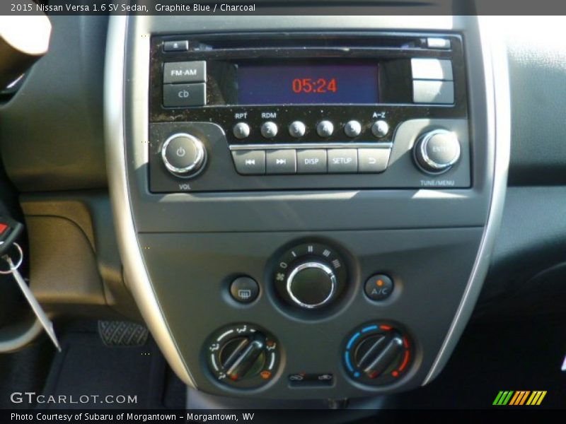 Graphite Blue / Charcoal 2015 Nissan Versa 1.6 SV Sedan