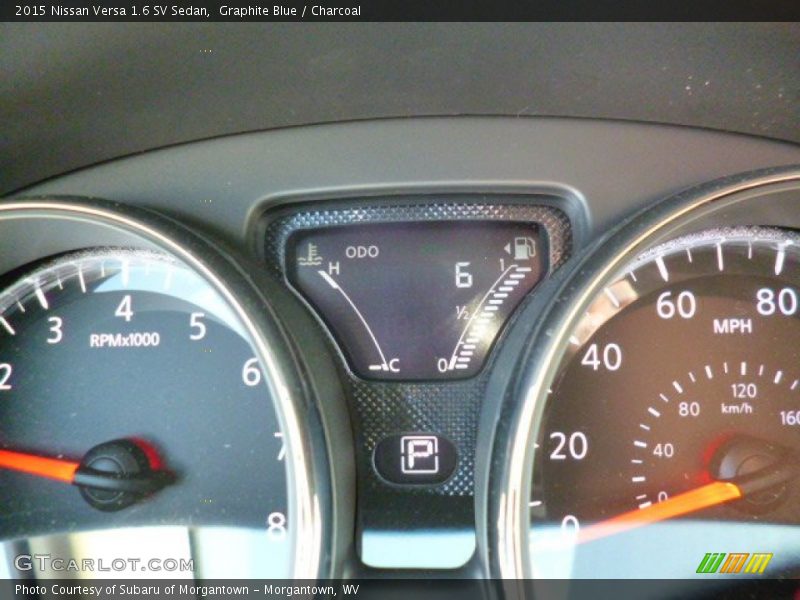 Graphite Blue / Charcoal 2015 Nissan Versa 1.6 SV Sedan