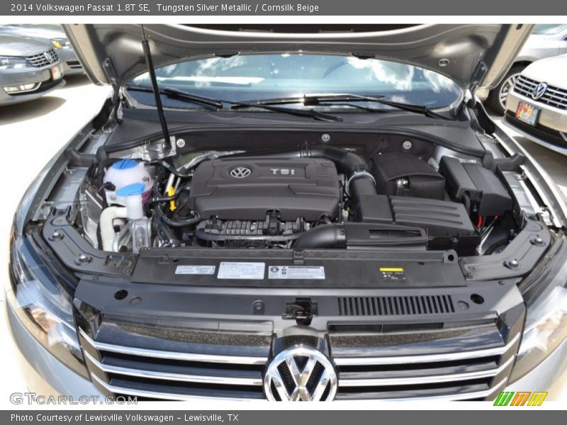 Tungsten Silver Metallic / Cornsilk Beige 2014 Volkswagen Passat 1.8T SE