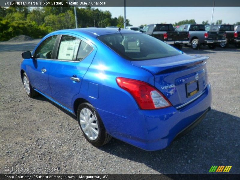 Metallic Blue / Charcoal 2015 Nissan Versa 1.6 SV Sedan
