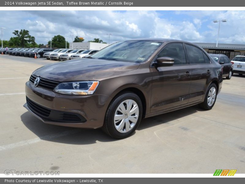 Toffee Brown Metallic / Cornsilk Beige 2014 Volkswagen Jetta SE Sedan