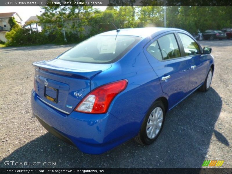 Metallic Blue / Charcoal 2015 Nissan Versa 1.6 SV Sedan