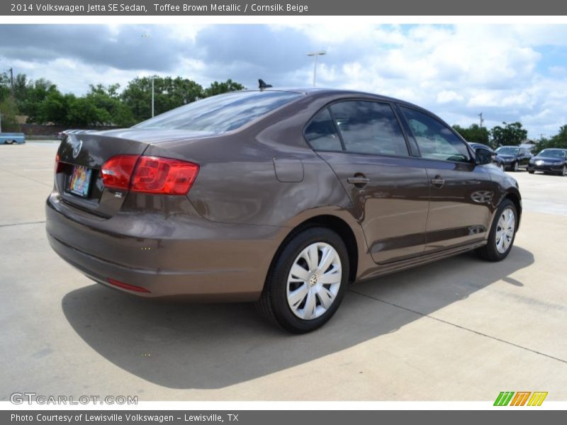 Toffee Brown Metallic / Cornsilk Beige 2014 Volkswagen Jetta SE Sedan