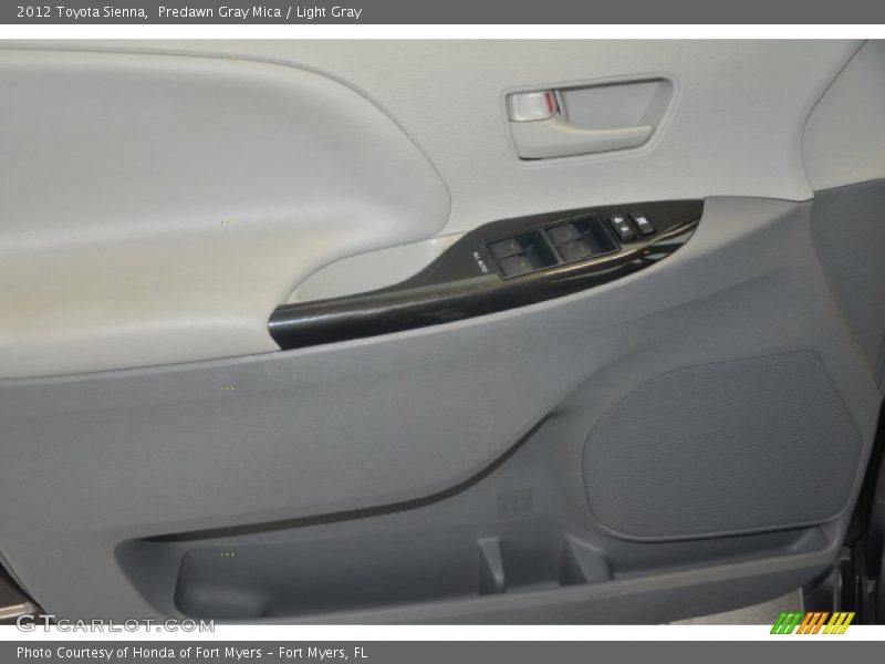 Predawn Gray Mica / Light Gray 2012 Toyota Sienna
