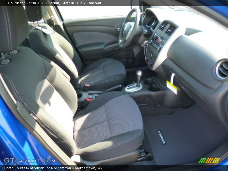 Metallic Blue / Charcoal 2015 Nissan Versa 1.6 SV Sedan
