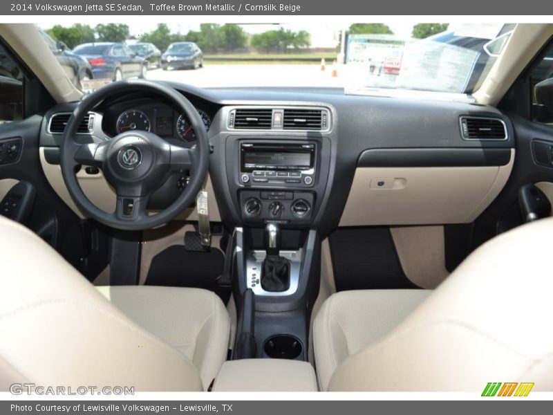 Toffee Brown Metallic / Cornsilk Beige 2014 Volkswagen Jetta SE Sedan