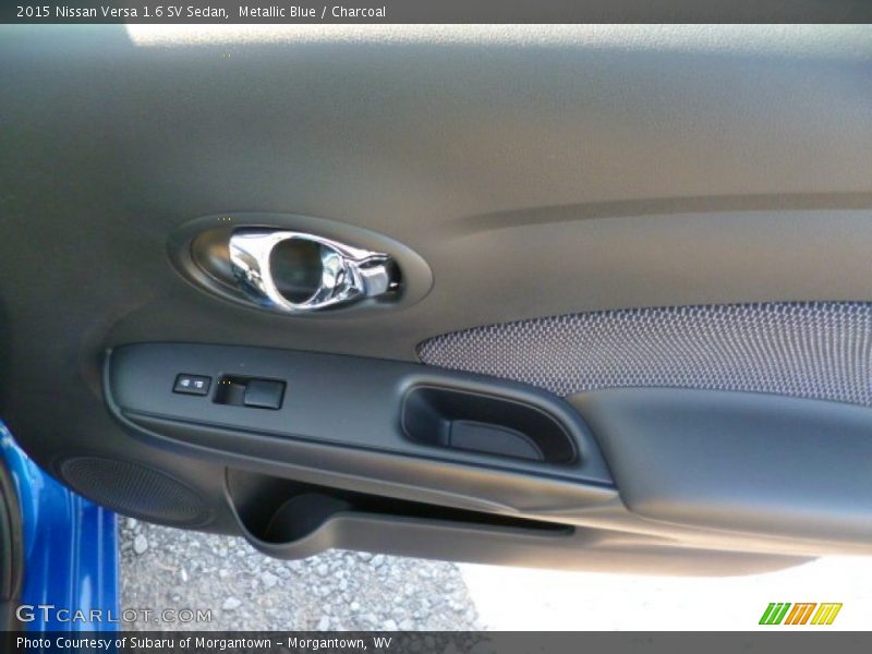 Metallic Blue / Charcoal 2015 Nissan Versa 1.6 SV Sedan