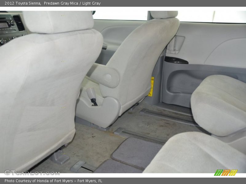 Predawn Gray Mica / Light Gray 2012 Toyota Sienna
