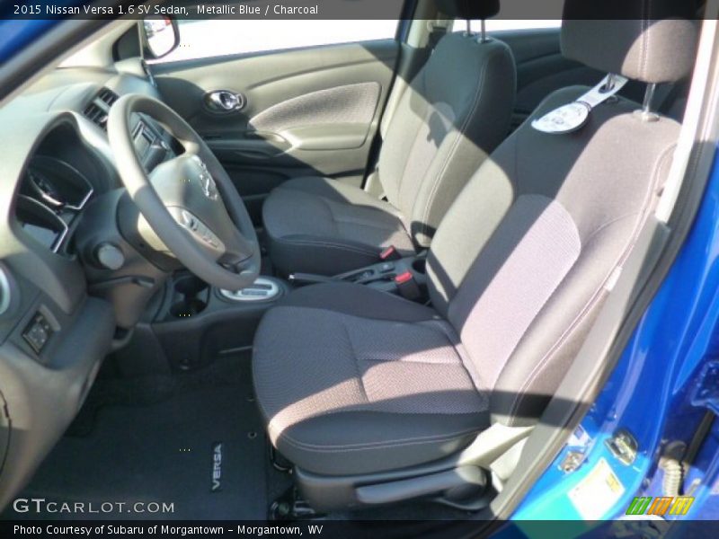 Metallic Blue / Charcoal 2015 Nissan Versa 1.6 SV Sedan