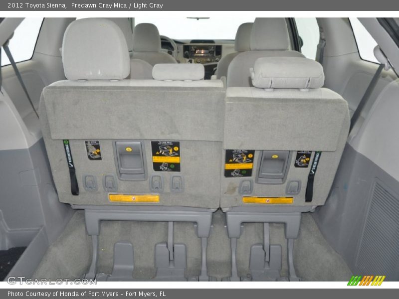 Predawn Gray Mica / Light Gray 2012 Toyota Sienna