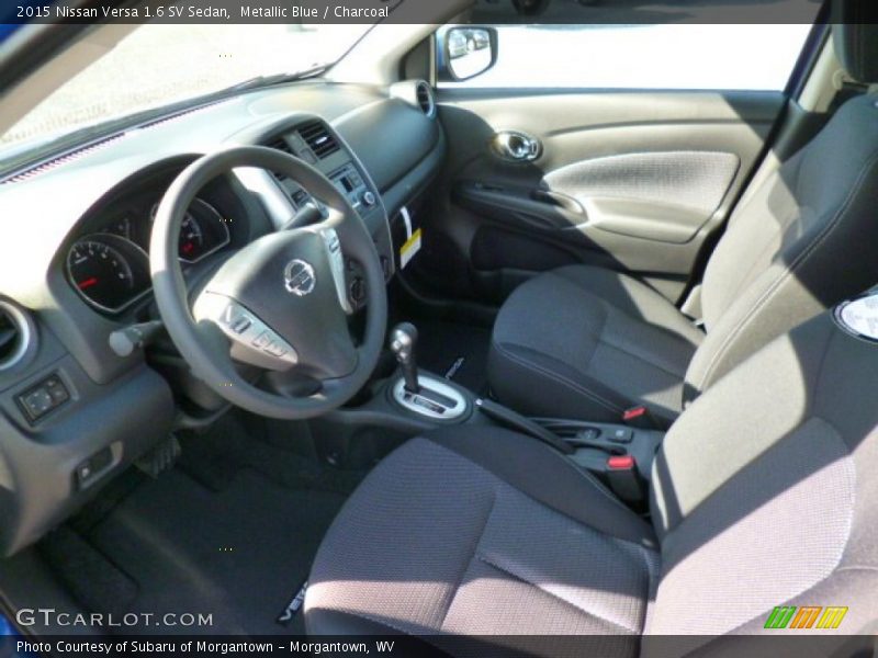  2015 Versa 1.6 SV Sedan Charcoal Interior