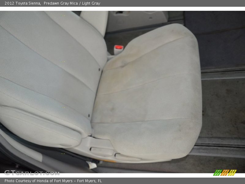 Predawn Gray Mica / Light Gray 2012 Toyota Sienna