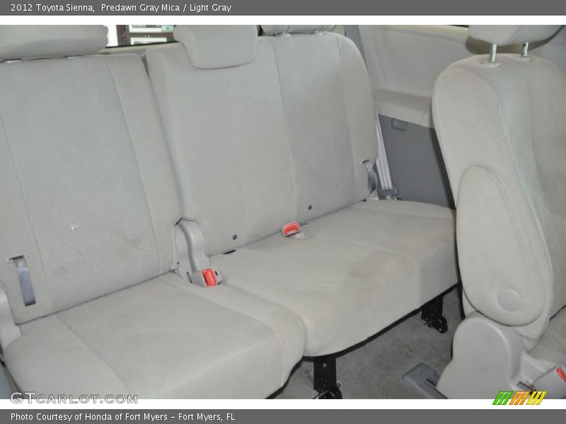 Predawn Gray Mica / Light Gray 2012 Toyota Sienna