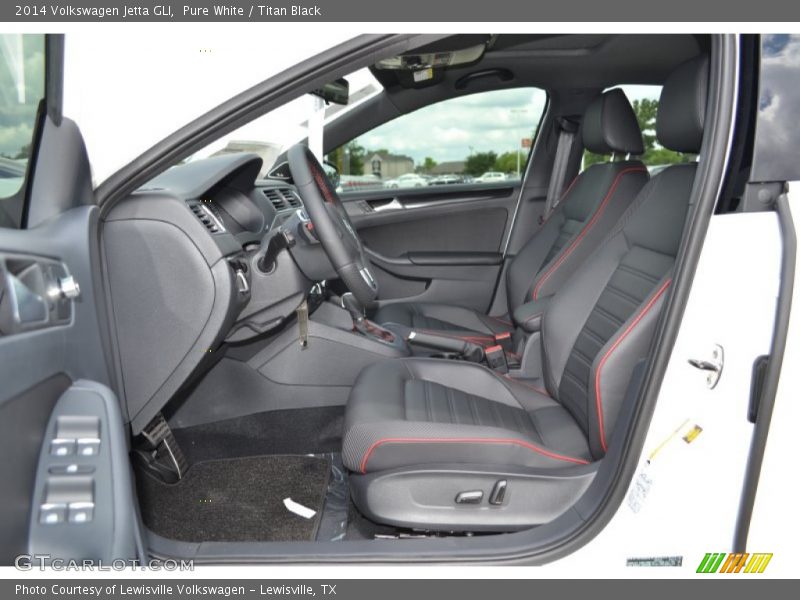 Pure White / Titan Black 2014 Volkswagen Jetta GLI