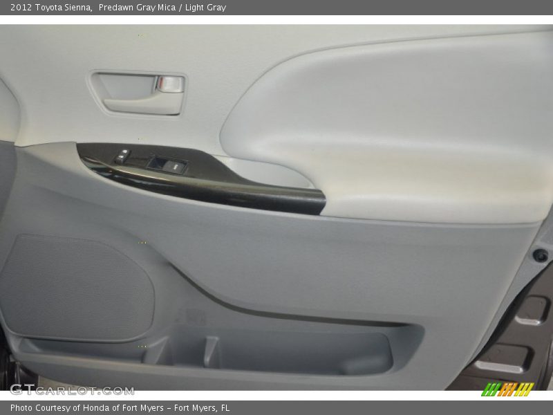 Predawn Gray Mica / Light Gray 2012 Toyota Sienna