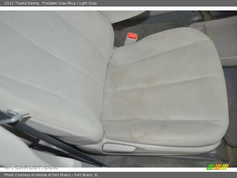 Predawn Gray Mica / Light Gray 2012 Toyota Sienna