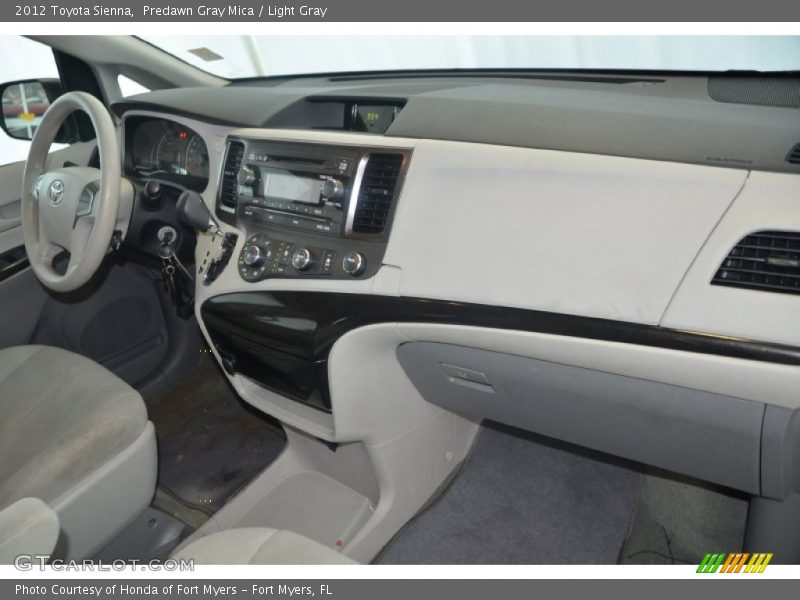 Predawn Gray Mica / Light Gray 2012 Toyota Sienna