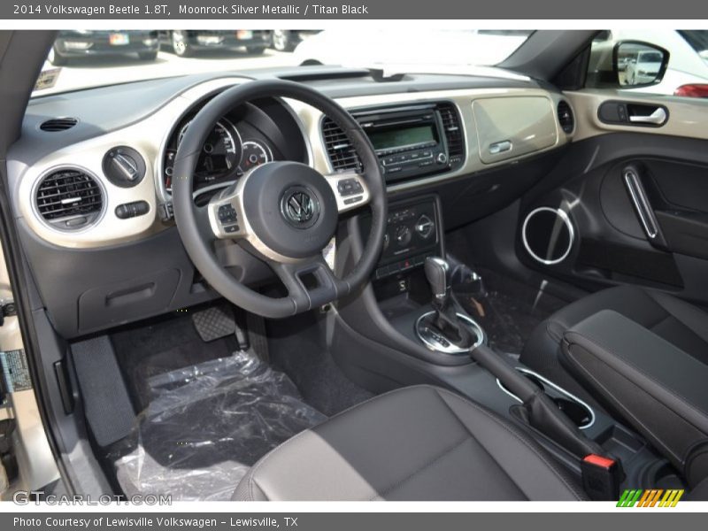 Moonrock Silver Metallic / Titan Black 2014 Volkswagen Beetle 1.8T