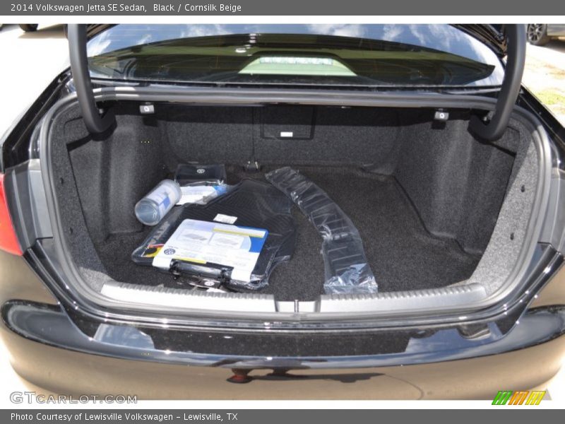 Black / Cornsilk Beige 2014 Volkswagen Jetta SE Sedan