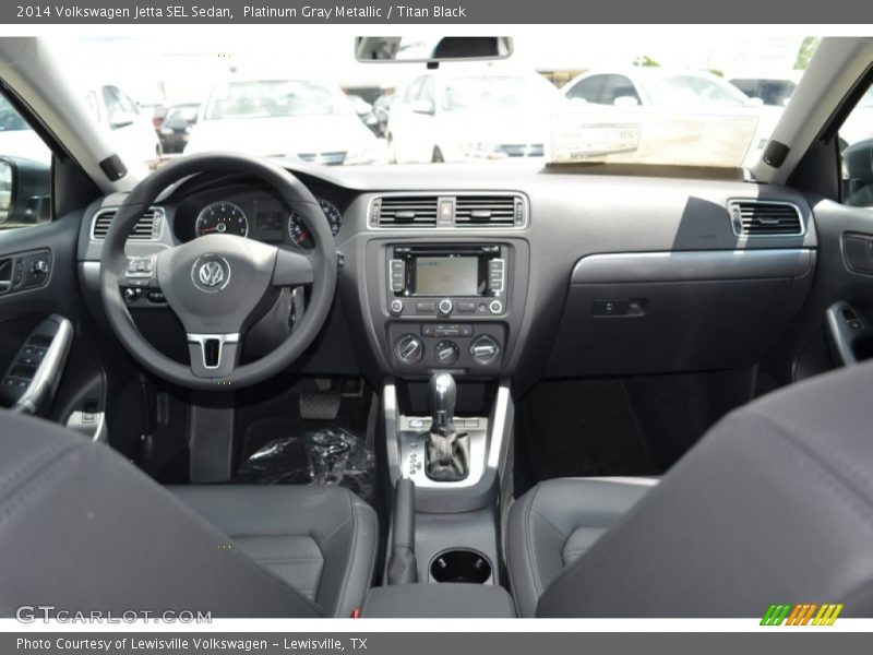 Platinum Gray Metallic / Titan Black 2014 Volkswagen Jetta SEL Sedan