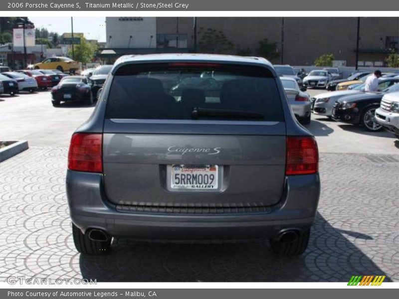 Titanium Metallic / Stone/Steel Grey 2006 Porsche Cayenne S