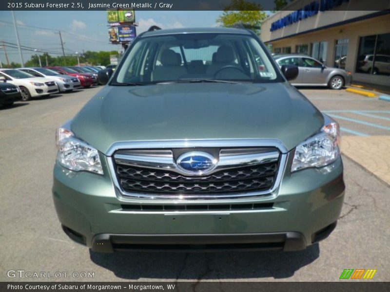 Jasmine Green Metallic / Gray 2015 Subaru Forester 2.5i